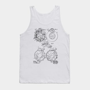 Camera Shutter Vintage Patent Hand Drawing Tank Top